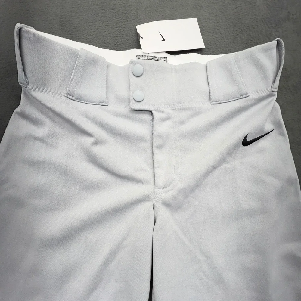 Nike Boys Team Engineered Baseball Pants Gray‎ L BQ6440 052 - Picture 2 of 14